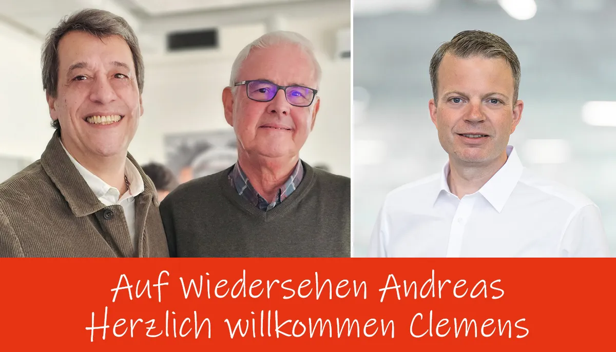 Auf Wiedersehen Andreas Vietor und herzlich willkommen Clemens Bender