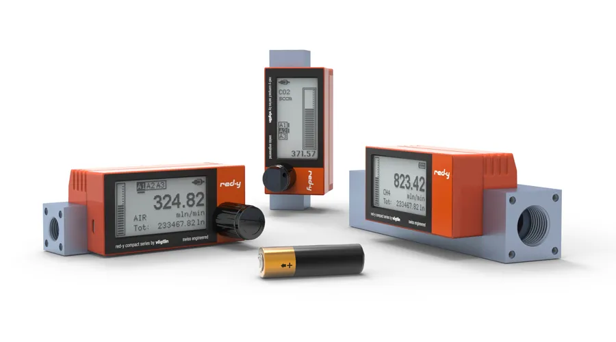 Precise and independent digital flow meters for gases