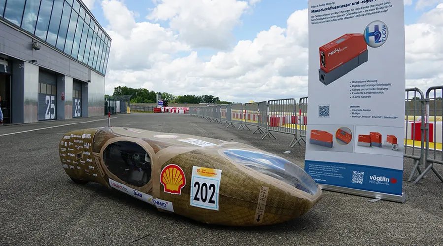 The vehicle from Munich University of Applied Sciences took second place in the ‘Carbon Reduction Award’